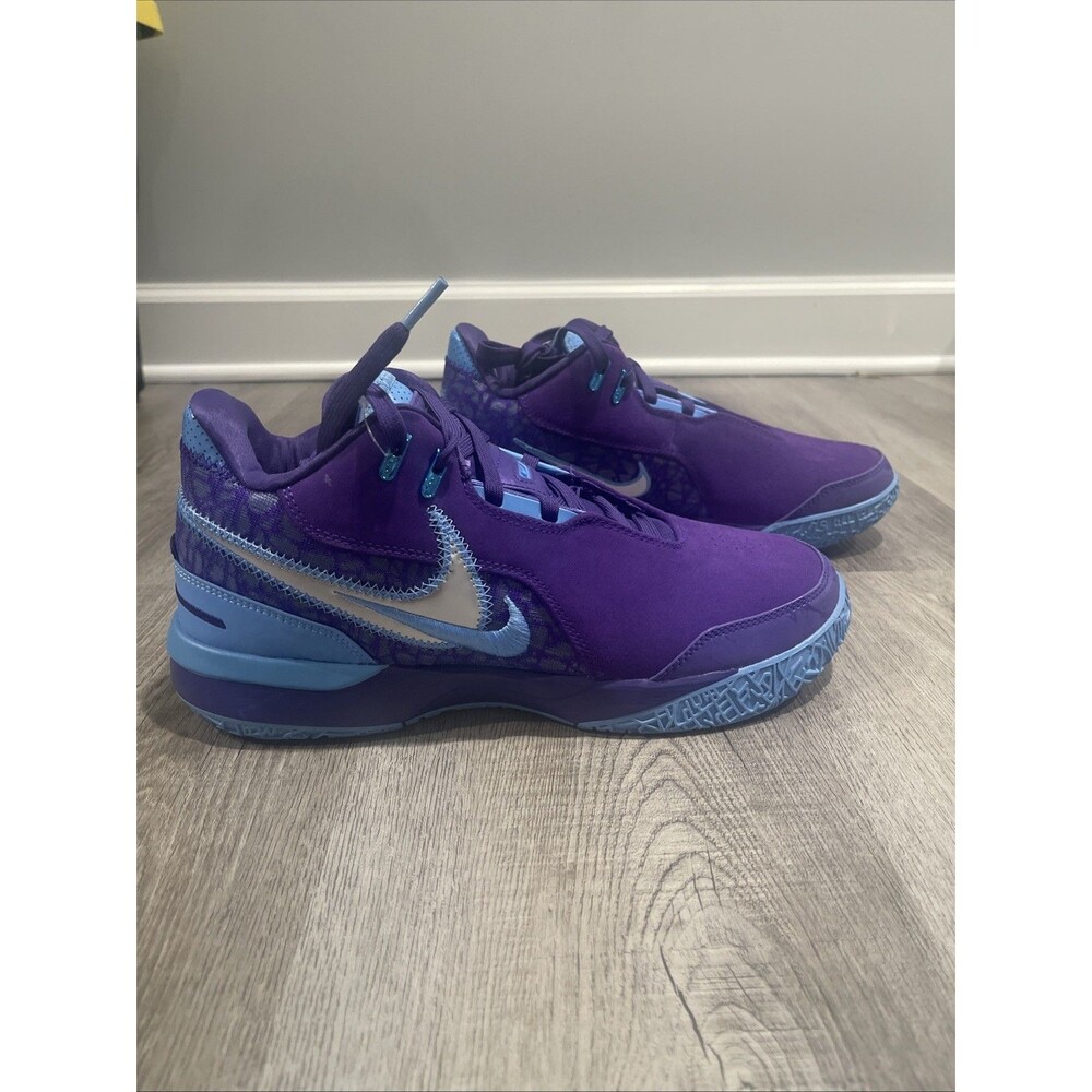 Nike Zoom LeBron NXXT Gen AMPD Purple Summit Lake Hornets Size 12 FJ1566-500